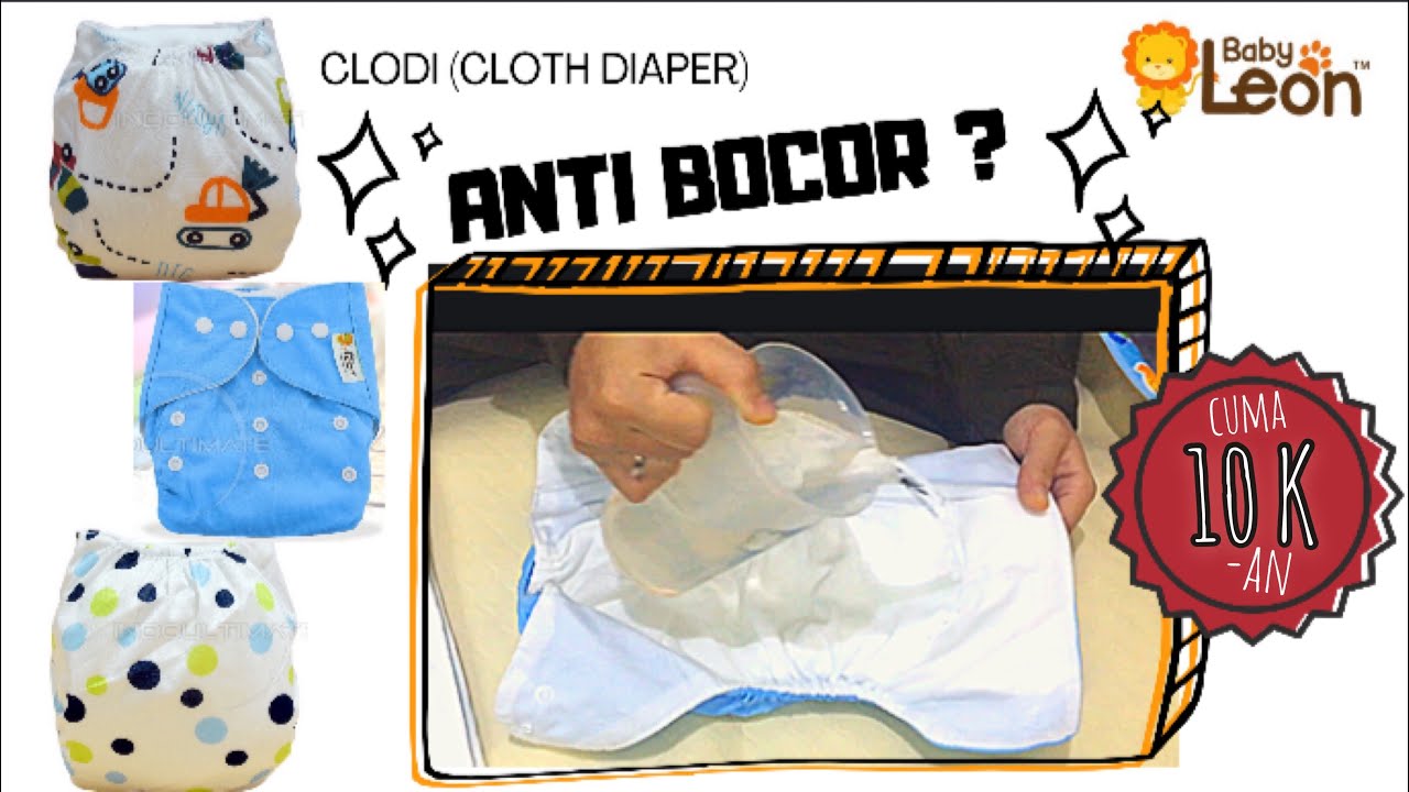 REVIEW & TES KEBOCORAN CLODI CLOTH DIAPER MEREK BABYLEON TOKO SHOPEE INDOULTIMATE