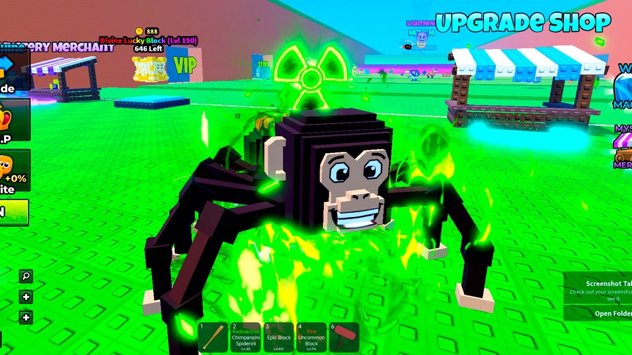 Lucky Block Exists GREEN COLOR Improved