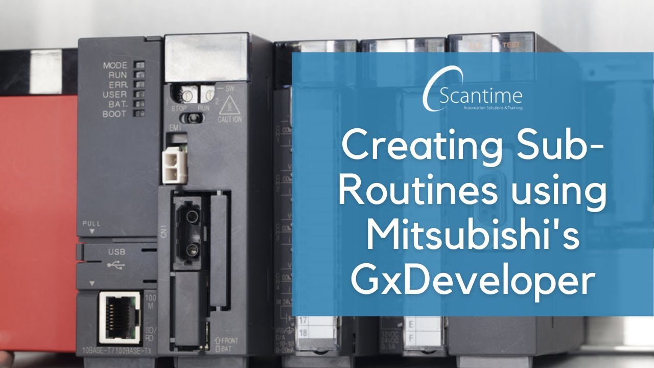 How to Create Sub-Routines using Mitsubishi's GxDeveloper!