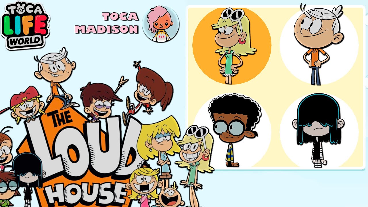 How to Make Characters from The Loud House 😍🥳 | Toca Boca | Cómo crear personajes de  Loud House