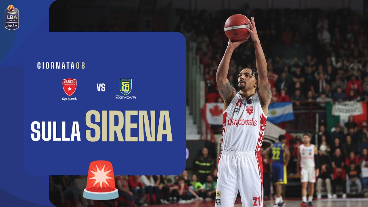 🚨 Sulla sirena: l'incredibile finale di Varese 🆚 Scafati