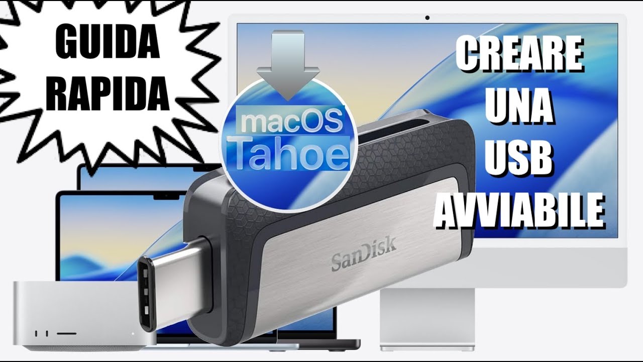 Come Creare una #usbbootable  di #macostahoe ed aggiornare il tuo #mac   Videoguida RAPIDA!