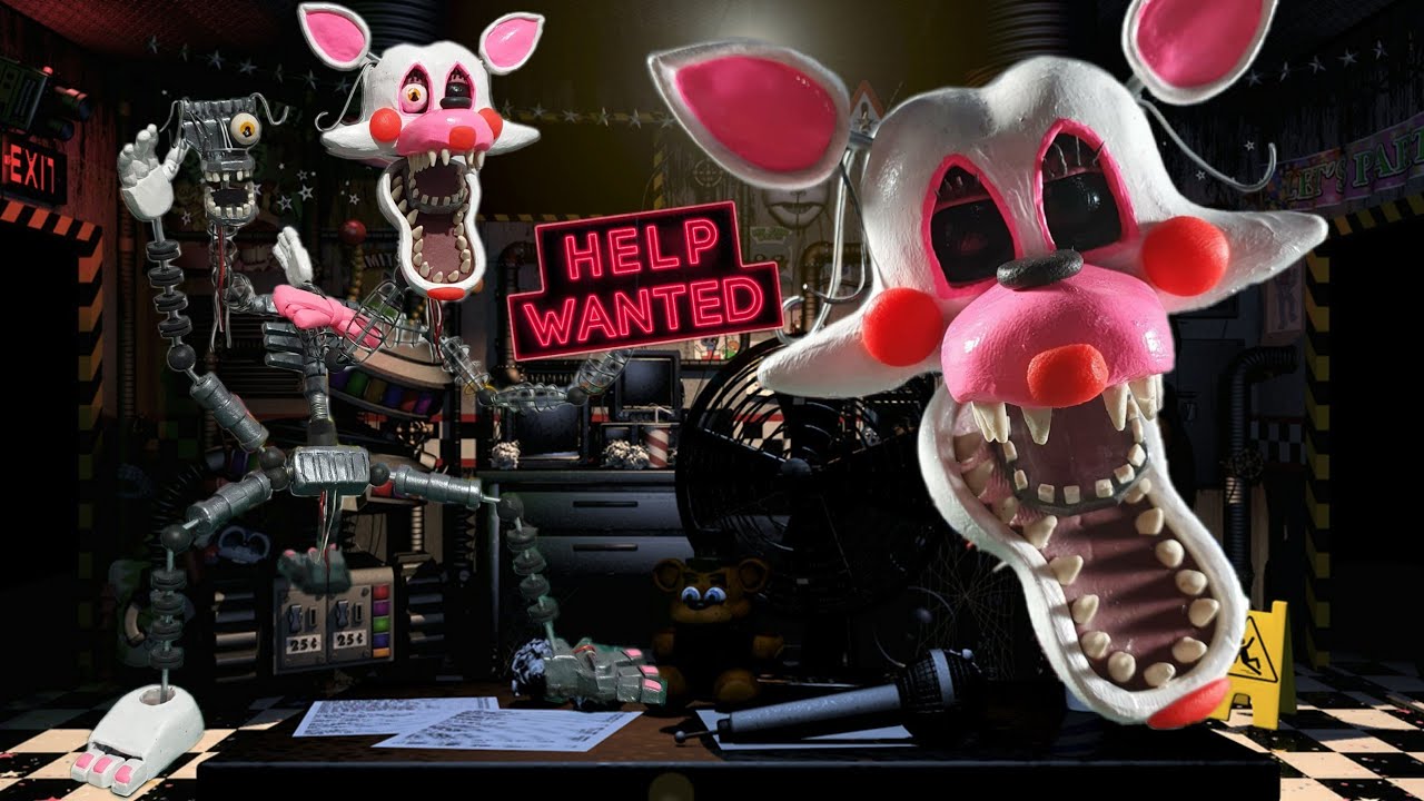 MANGLE😱😱(FNAF 2/UCN/FNAF HELP WANTED/FNAF AR)(REMAKE) PLASTILINA✔✔✔ PORCELANA✔✔ POLYMER CLAY✔