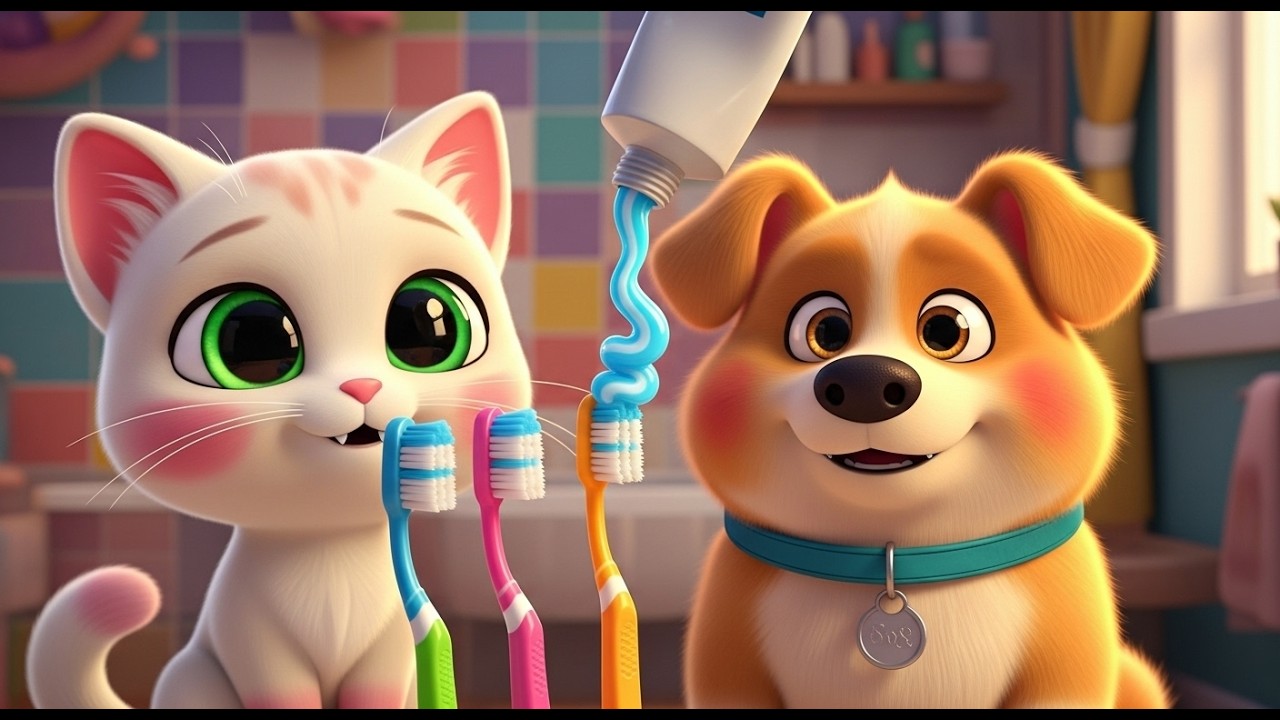 Boby and Lily  Brush Your Teeth Song Kids Cartoon