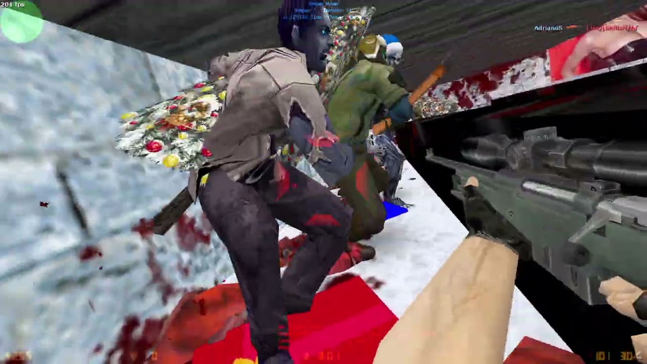 CHRISTMAS IN CS 1.6 ZOMBIE PLAGUE 2025 | ZC.LEVSAN.COM