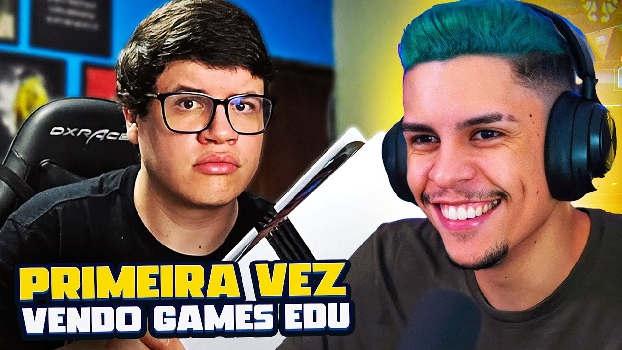 Games Edu fazendo Umboxing do PS5 PRO 😂😂😂 - REACT