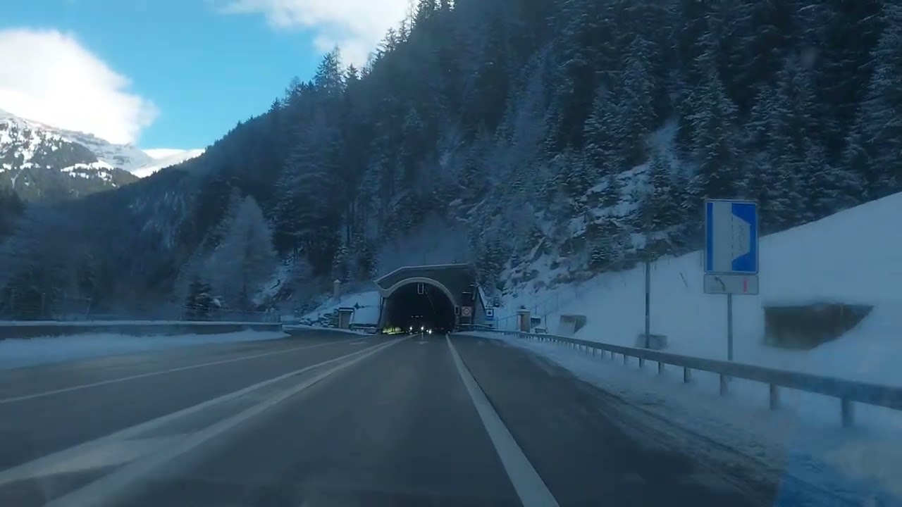 switzerland tunnel winter time 2025 ❤️❤️❤️
