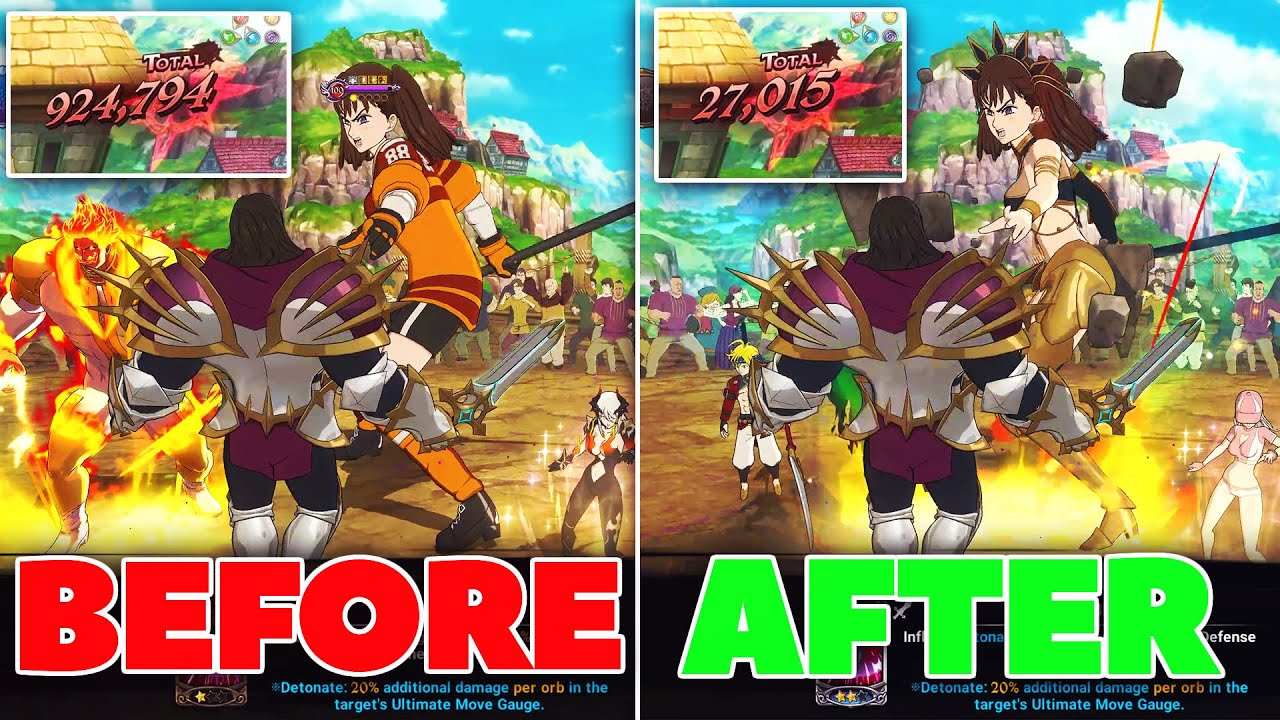 BLUE GRIAMORE NERFS! BEFORE & AFTER! YIKES | Seven Deadly Sins: Grand Cross