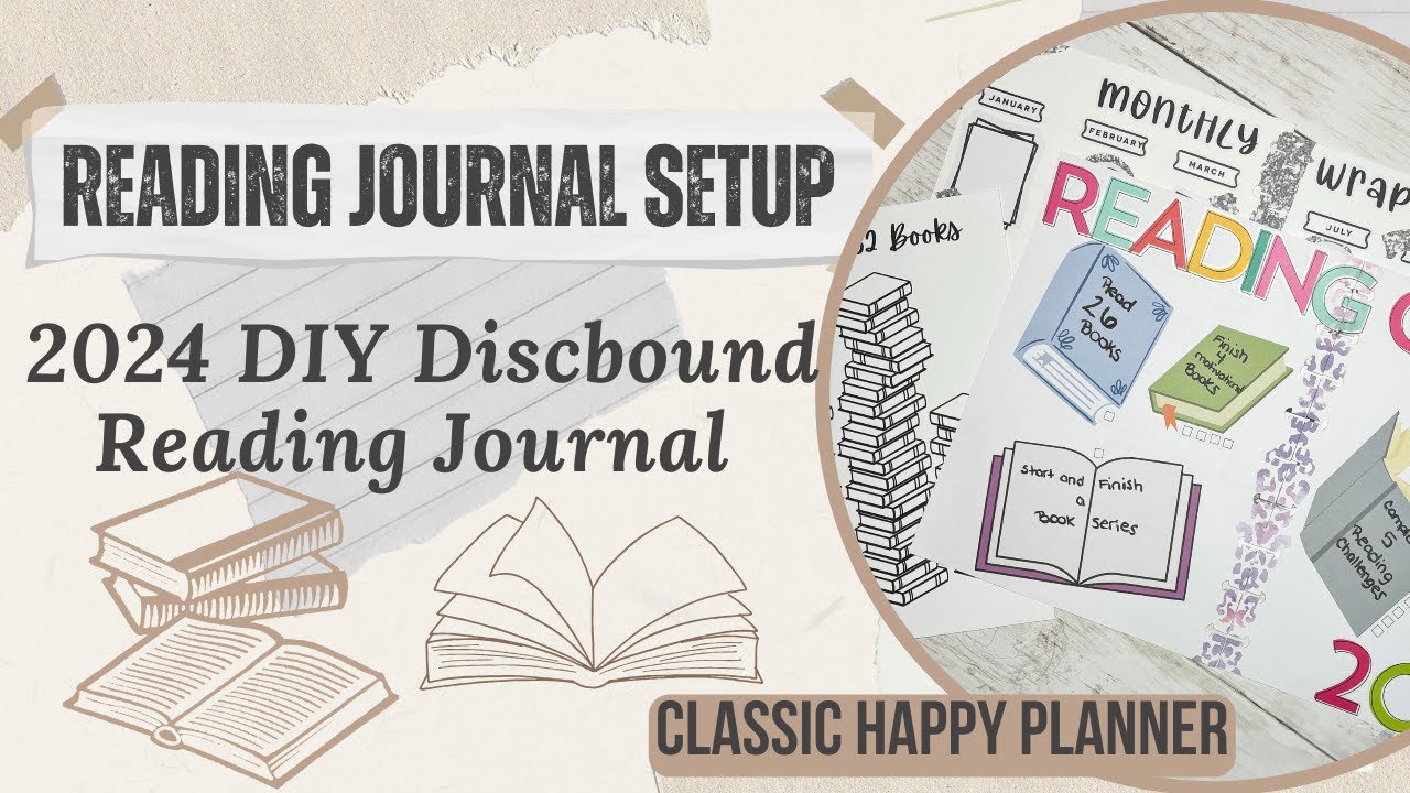 2024 Reading Journal Setup | Disc Bound Planner, Printables, and Filler Paper | Planmas Day 9