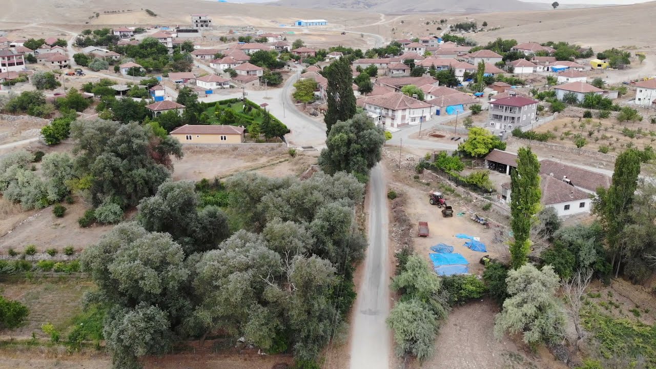 Gumuskavakkoyu drone turkish village , Bahadin Yozgat