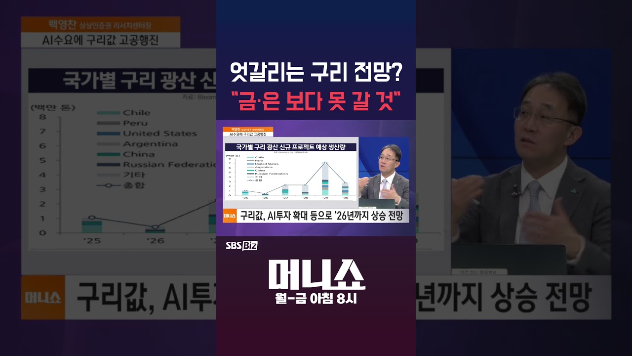 [머니숏] 엇갈리는 구리 전망? 