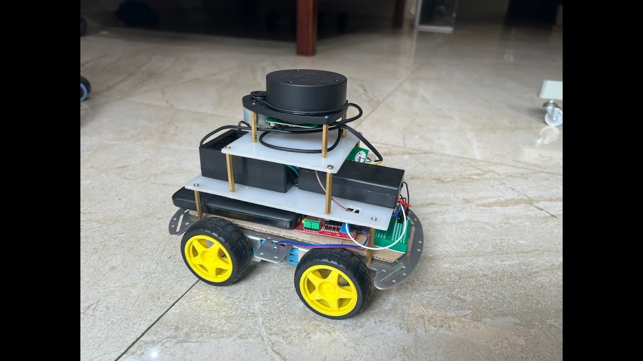 Self-driving car with Lidar, RaspberryPi and Machine Learning