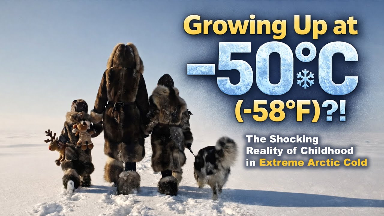 Growing Up at −50°C (−58°F) | The Shocking Reality of Childhood in Extreme Arctic Cold