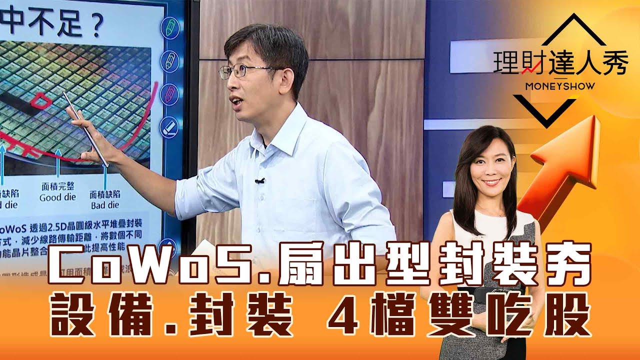 【理財達人秀】CoWoS、扇出型封裝夯 設備、封裝 4檔雙吃股｜李兆華、股魚 2024.07.01 part2