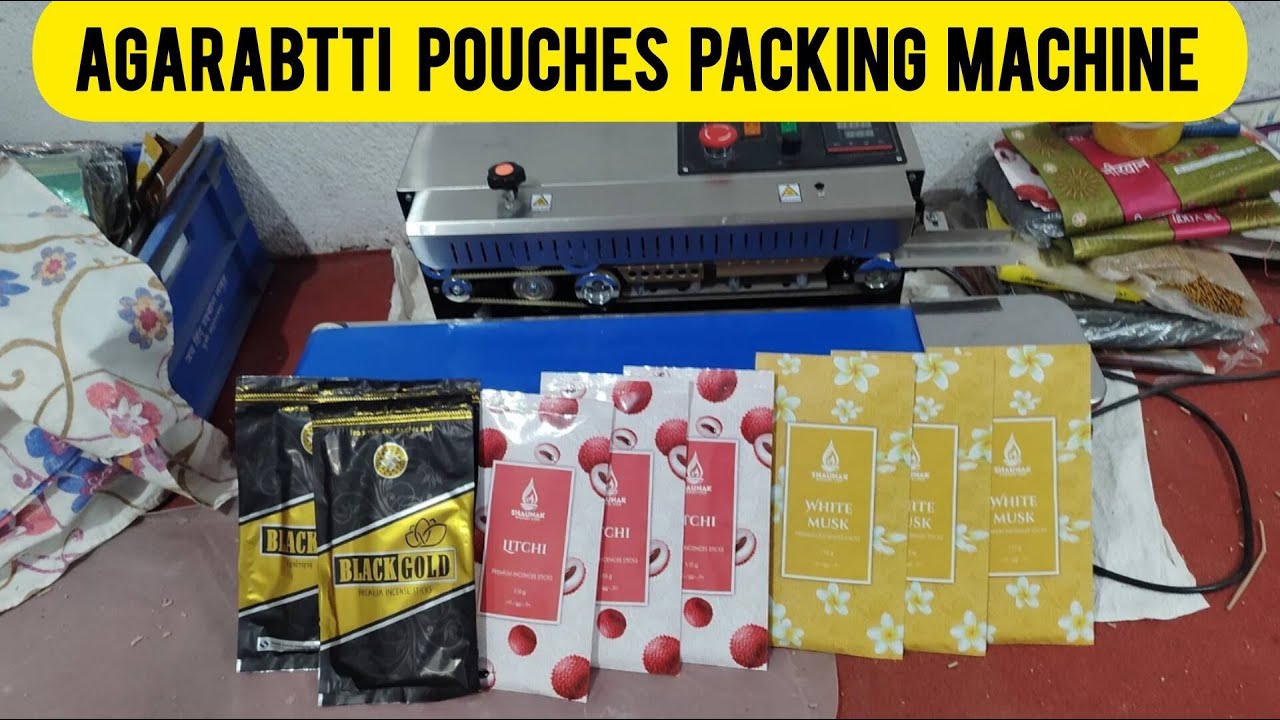 Agarabtti Pouch Packing Machine #agarbatti #machine #packing machine