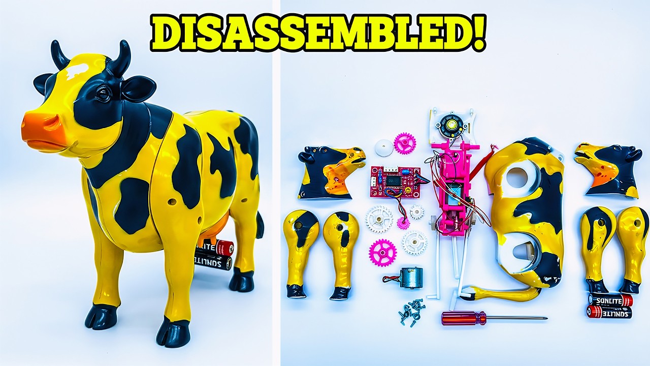 RC Cow Toy Teardown in 8 Minutes | Full Internal Tour