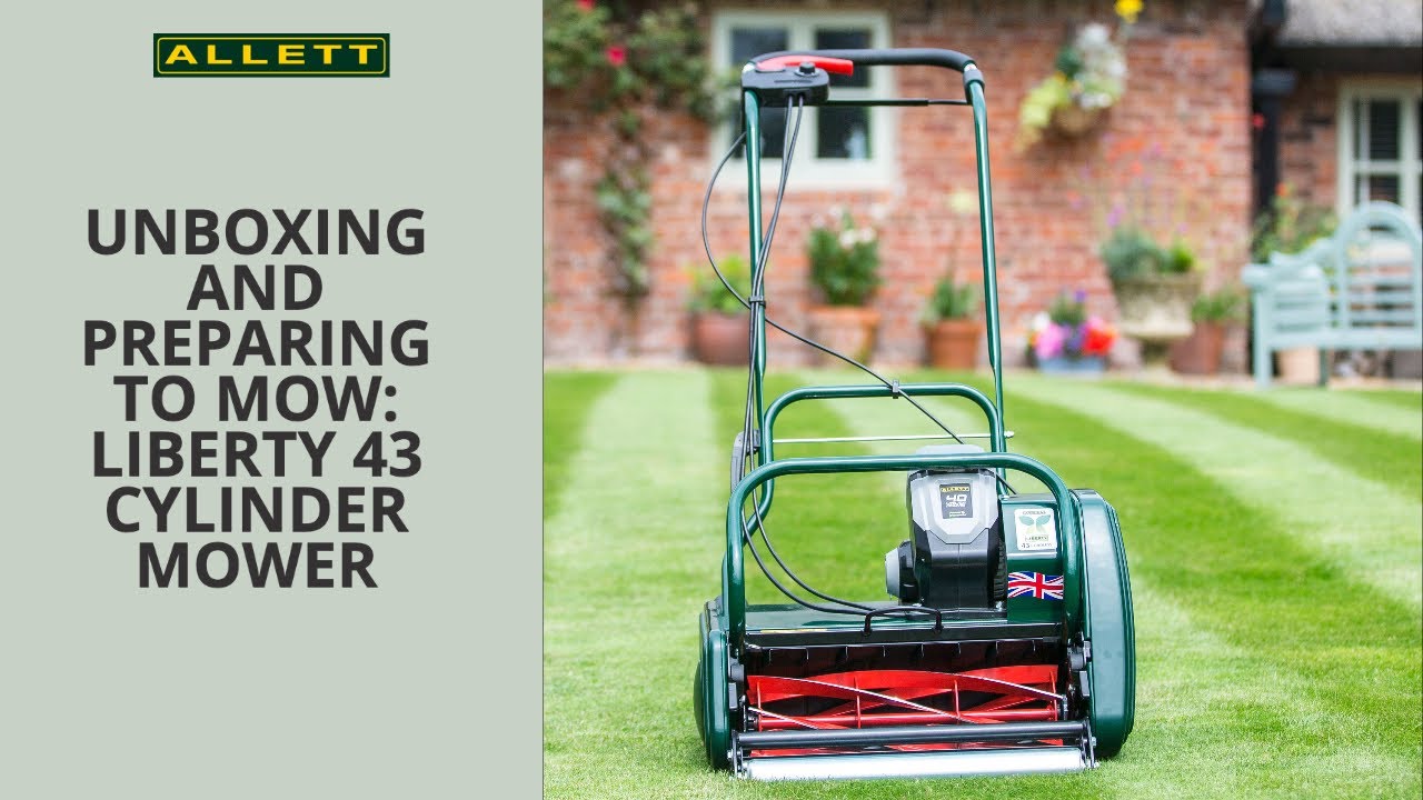 Unboxing and Preparing to Mow - Allett Liberty 43