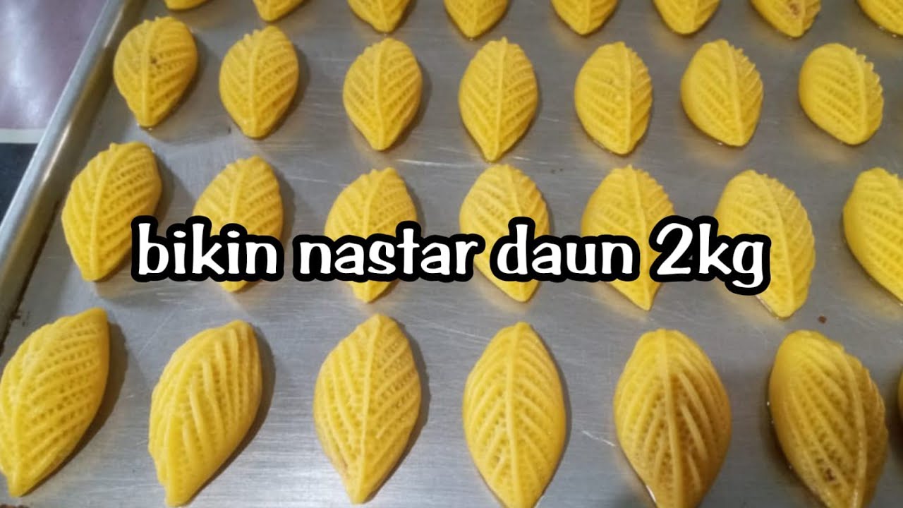 Bantu tante bikin kue nastar daun 2kg
