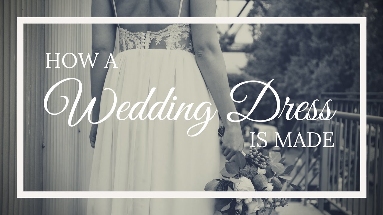 How a Wedding Dress is Made by Elise Tonn Designs