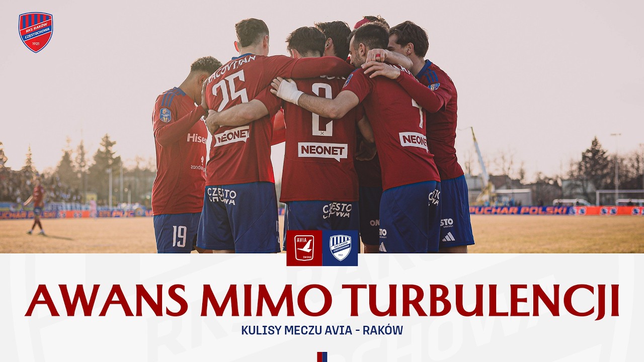 P&oacute;łfinał po 120 minutach | Kulisy meczu Avia - Rak&oacute;w 1:2