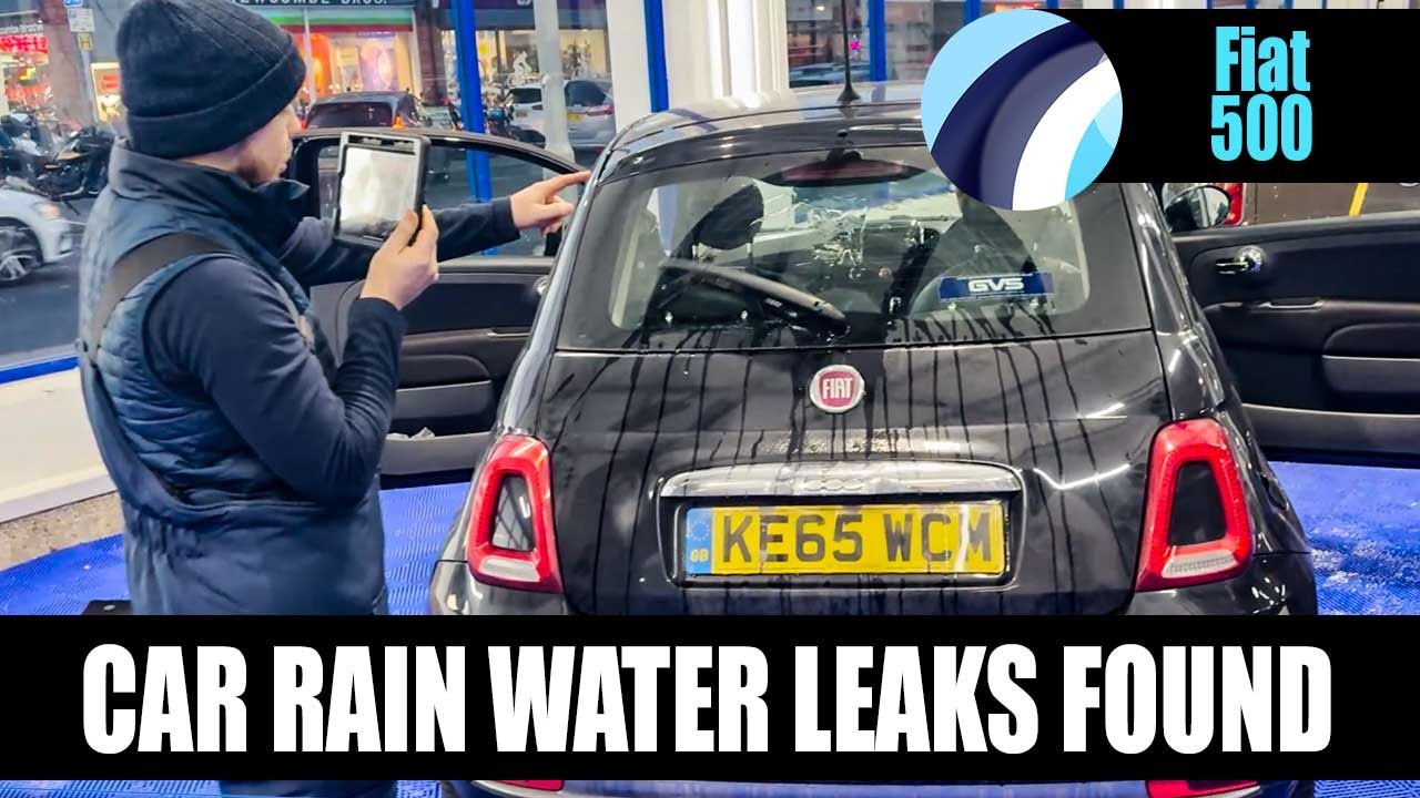 Fiat 500 Re-Test | Water Leak Found | #Fiat500Leaks