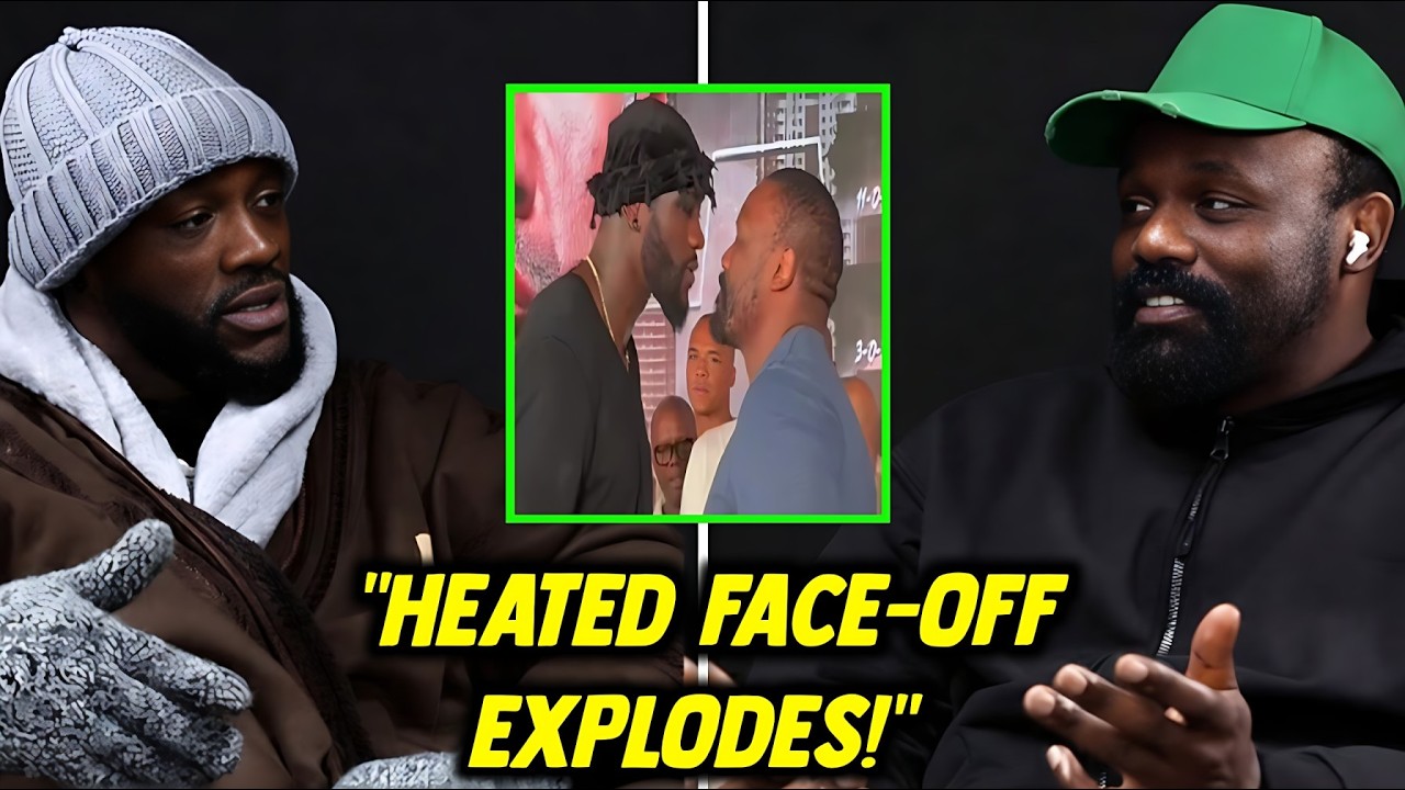 😱 Derek Chisora vs Deontay Wilder HEATED Face-Off — Words Exchanged Get INTENSE! | DAZN
