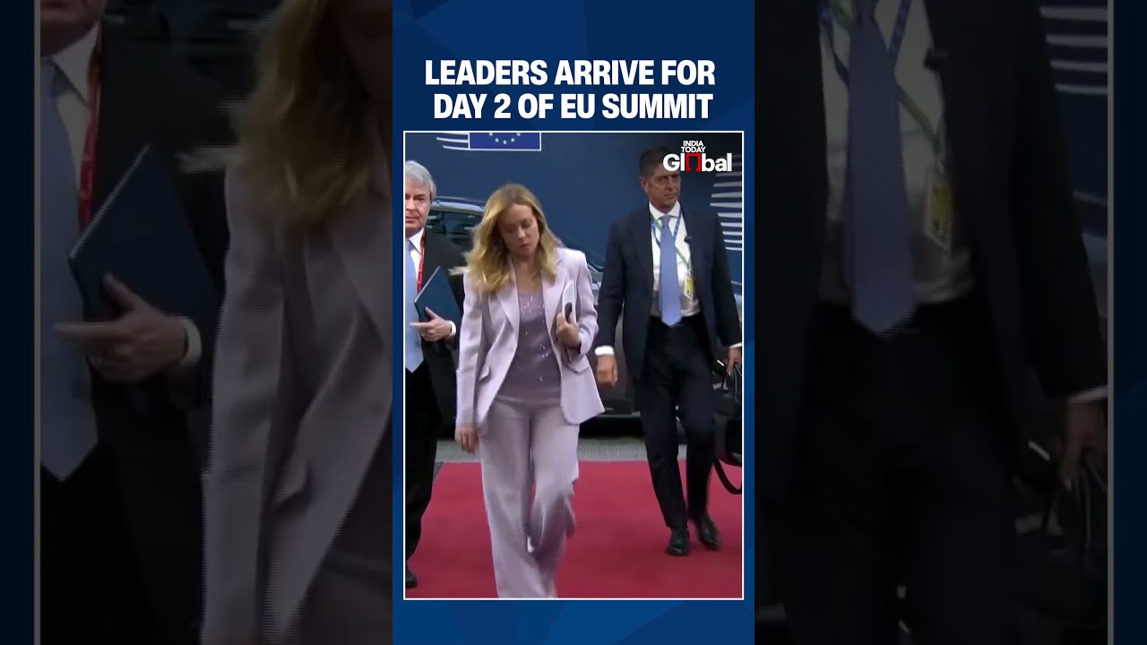EU Leaders Arrive for Day Two of Brussels Summit as Zelensky Pushes Ukraine Bid, Iran Talks Stall