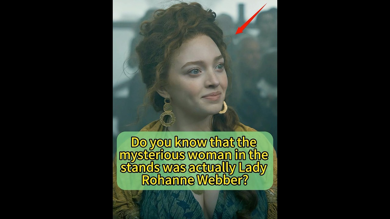 Do you know that the mysterious woman in the stands was actually Lady Rohanne Webber?#fyp #usa
