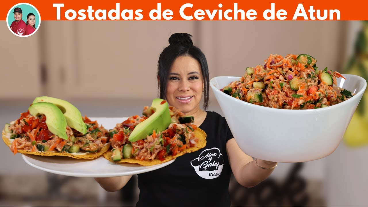 Esto es Lo Mejor que Puedes Hacer con tu ATUN de Lata🧐! tuna ceviche