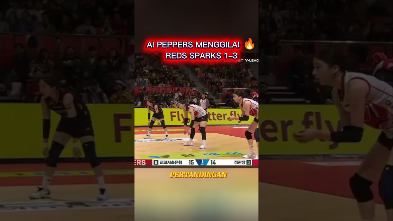 AI Peppers Defeat Red Sparks 3&ndash;1 🔥 V-League Korea Match