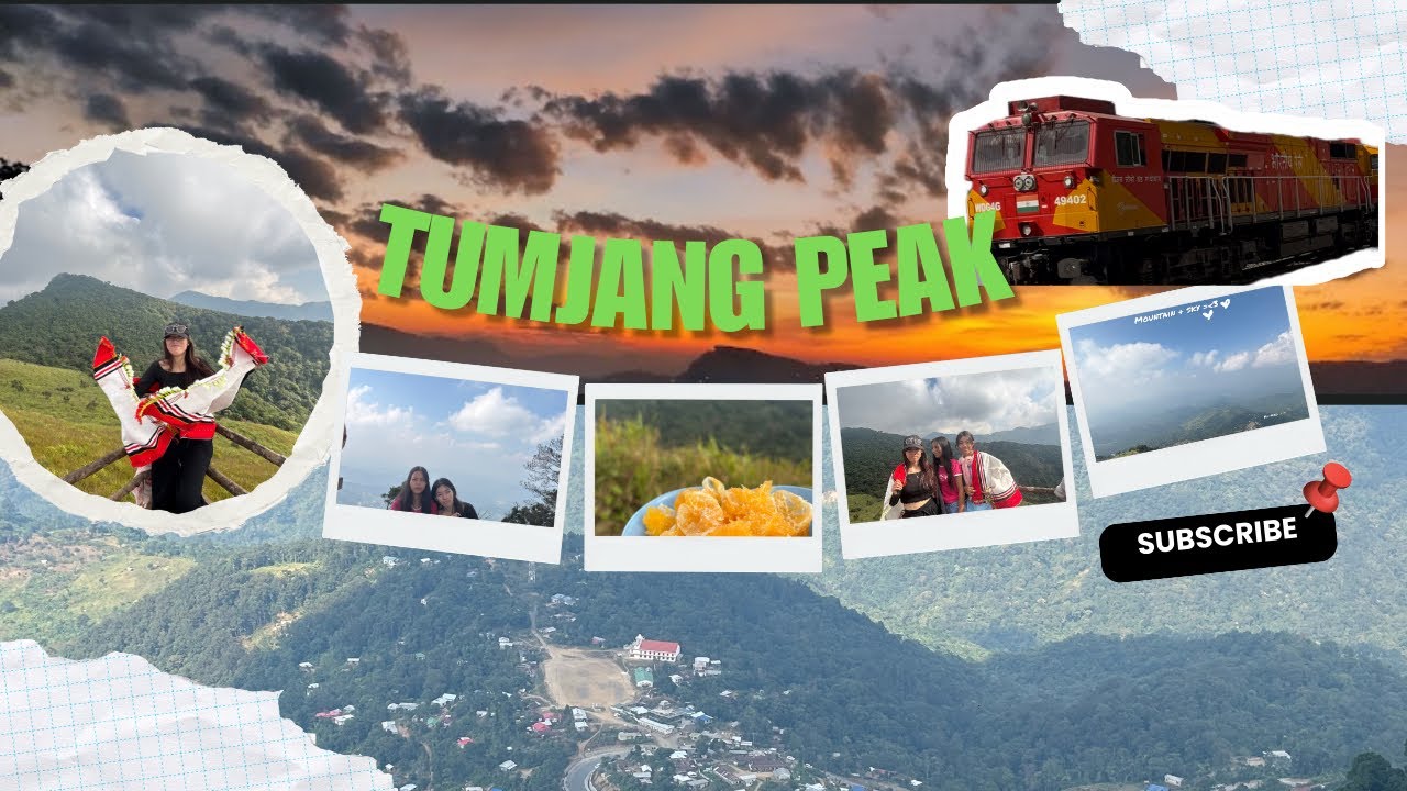 Hiking vlog of TUMJANG PEAK 🏔️:Exploring the nature 🍄🍂: And camping night with cousin 🧚🏻‍♀️