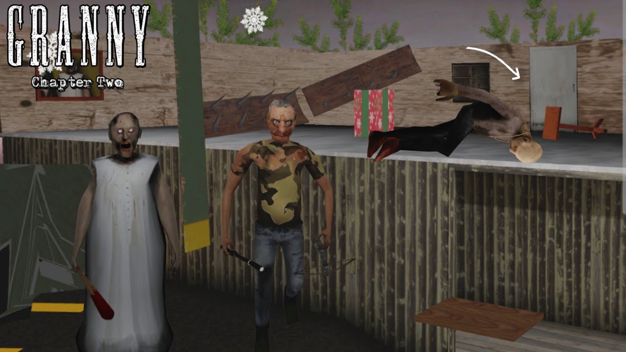 New Extended Area with Broken Helicopter in Granny 2 Reimagined New Update
