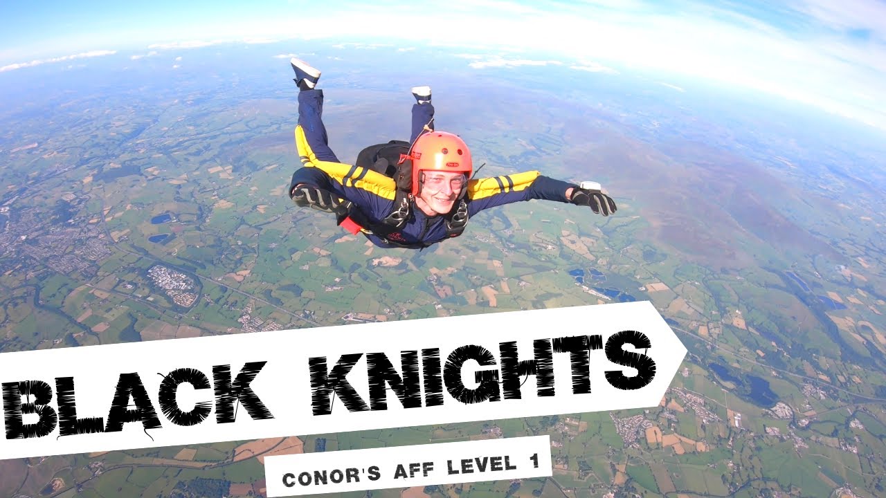 Conor's Accelerated Freefall Level 1 - Black Knights Parachute Centre