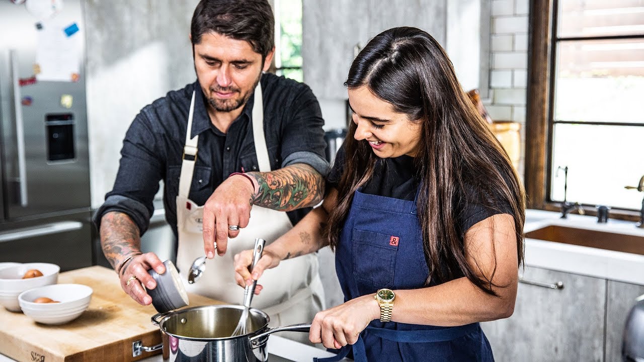 Goat Cheese Soufflé by Alanna Masterson + Chef Ludo Lefebvre