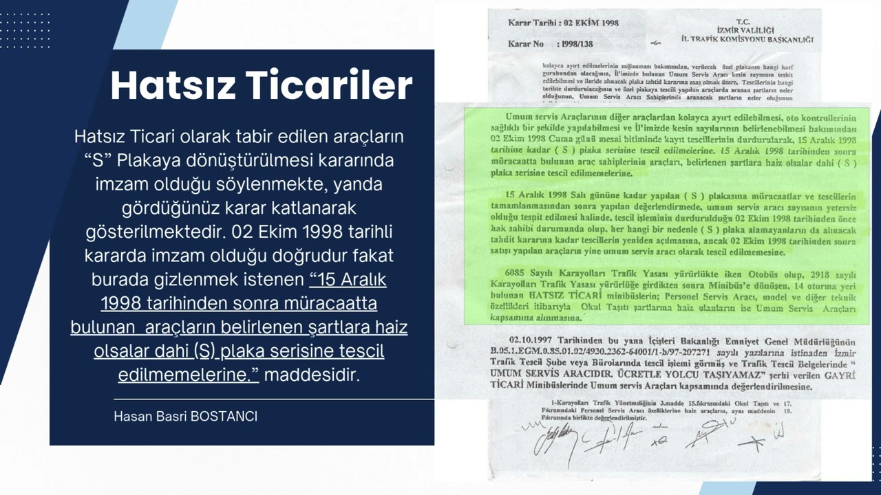 Seçim öncesi tarafıma yapılan ithamlara cevaben...