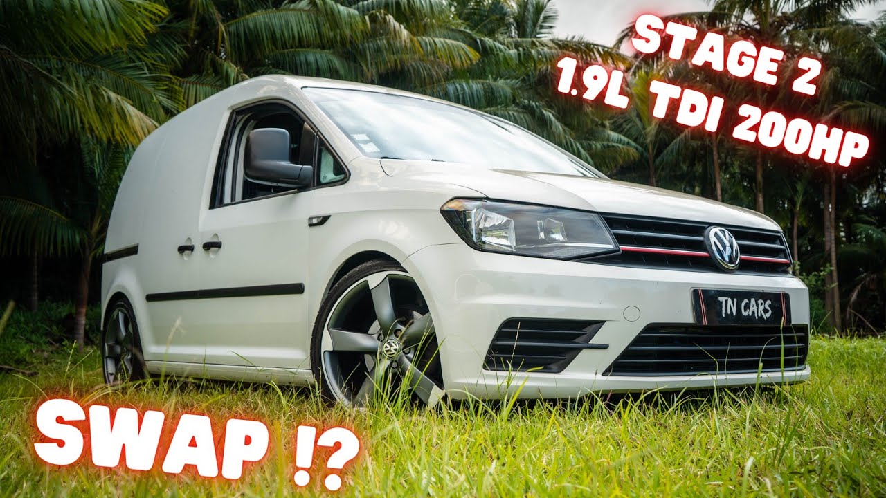 LE CADDY FOU !! (1l9 TDI poussé à 200 chevaux) SWAP !?