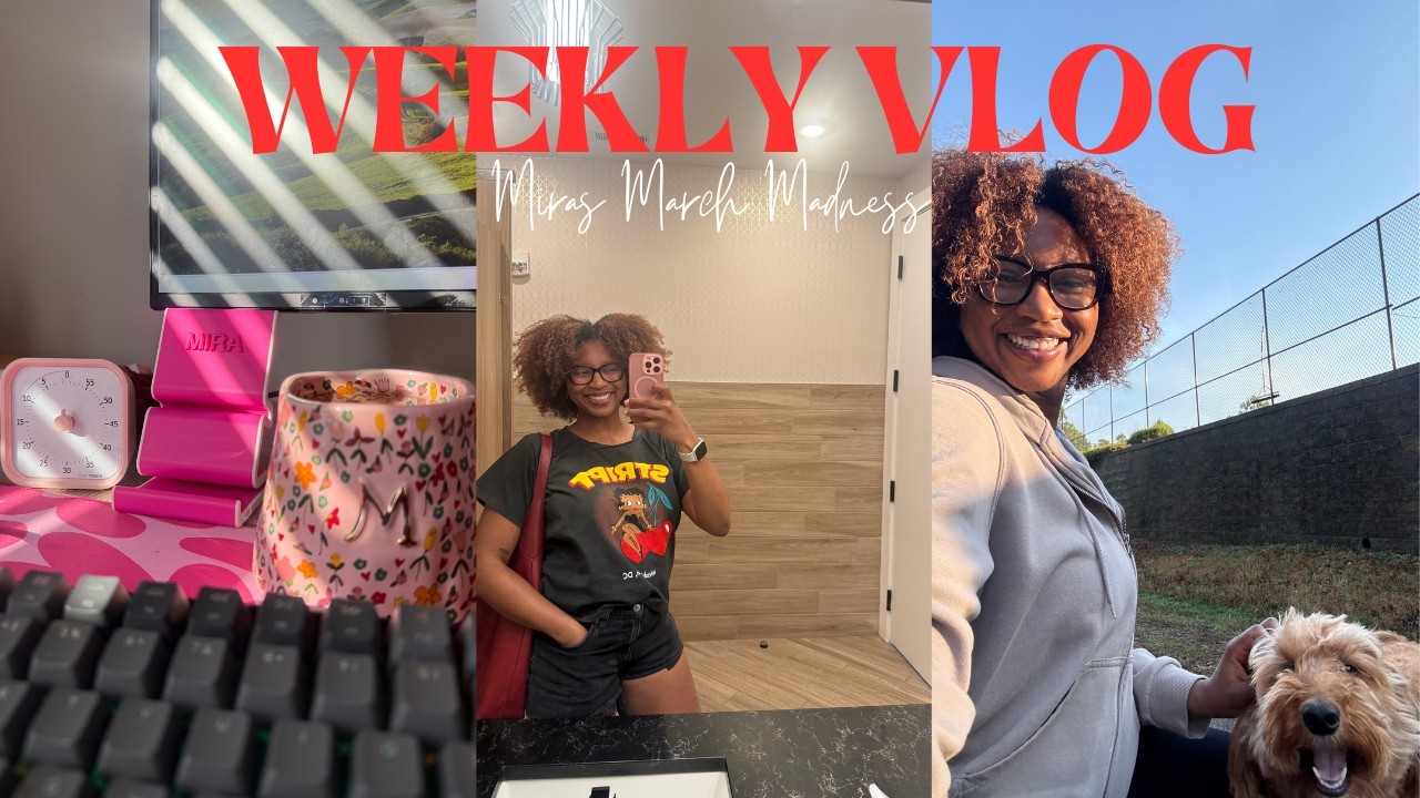 Weekly Vlog: March Madness | Wellness Routines | Career | Chit Chat | Yoga Sessions | Goal Planning