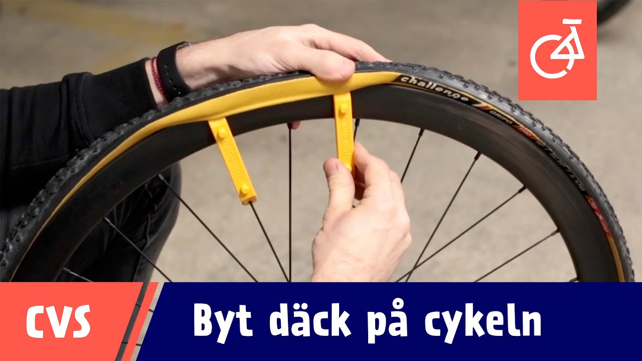 Byt däck på cykeln