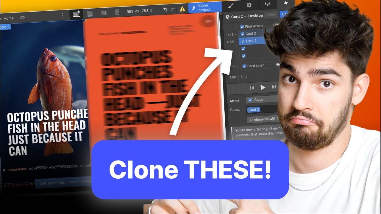 The BEST Webflow ANIMATION Cloneables in 2022