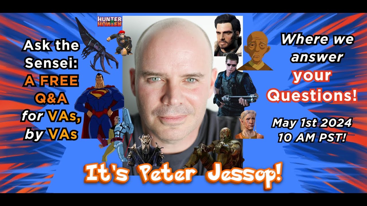 Peter Jessop Joins Sensei Tish Hicks of The V.O. Dojo For Ask The Sensei: Video Games & Voiceover