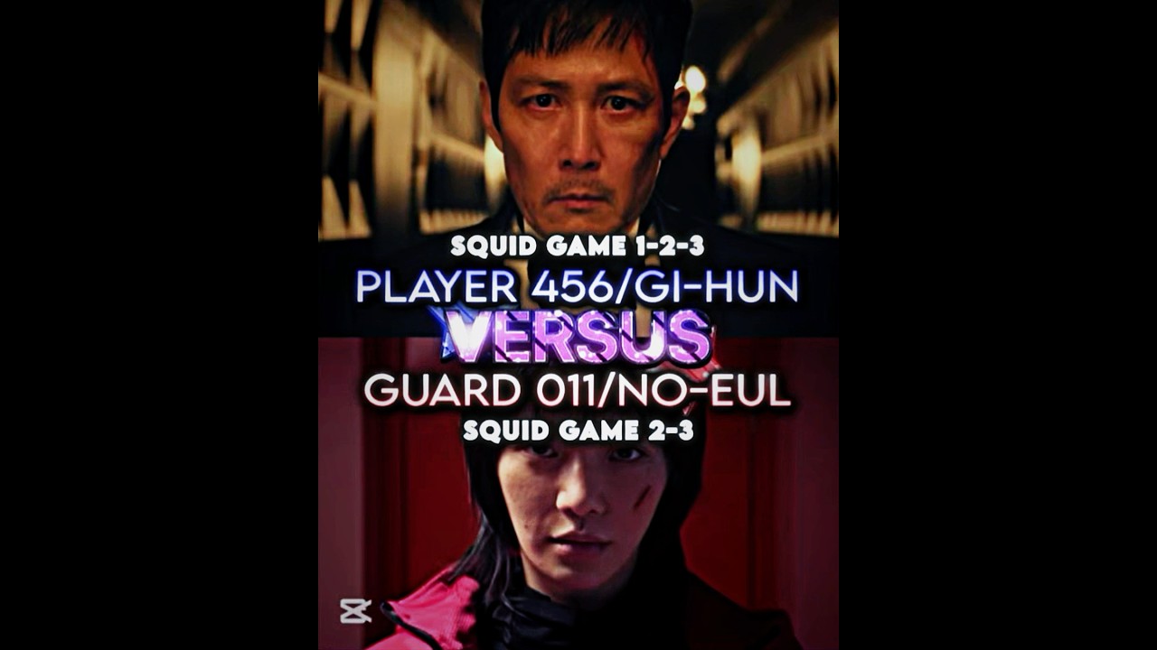 Player 456 vs Guard 011 | Seong Gi-hun vs Kang No-eul 