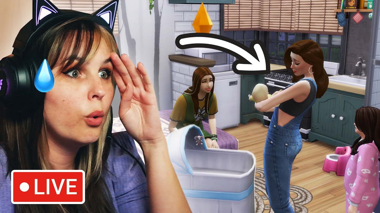 #3 ZO'N GROOT GEZIN IN EEN MICRO HUIS! HOE?! - Tiny House Challenge Sims 4