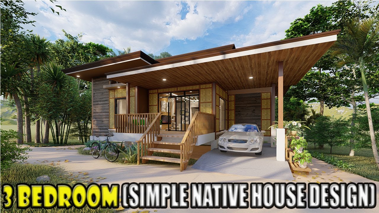 AMAKAN NATIVE HOUSE DESIGN | 3 BEDROOM (11X12M) | ELEVATED MODERN NATIVE HOUSE | MET DESIGN