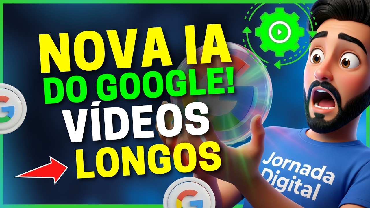 🚨Nova IA do Google Cria VÍDEOS AUTOMÁTICOS COM 1 CLIQUE! GRÁTIS e ILIMITADO