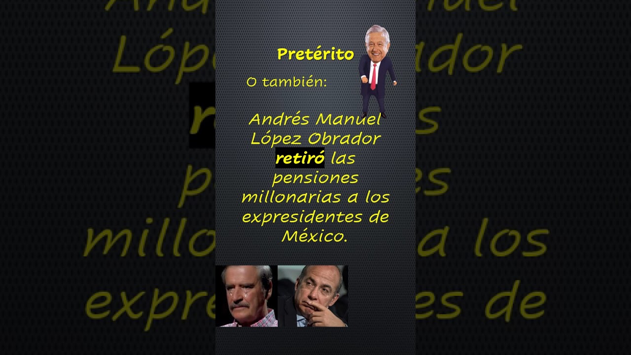 Pretérito, presente y copretérito #verbosenespañol #lenguajes  #español