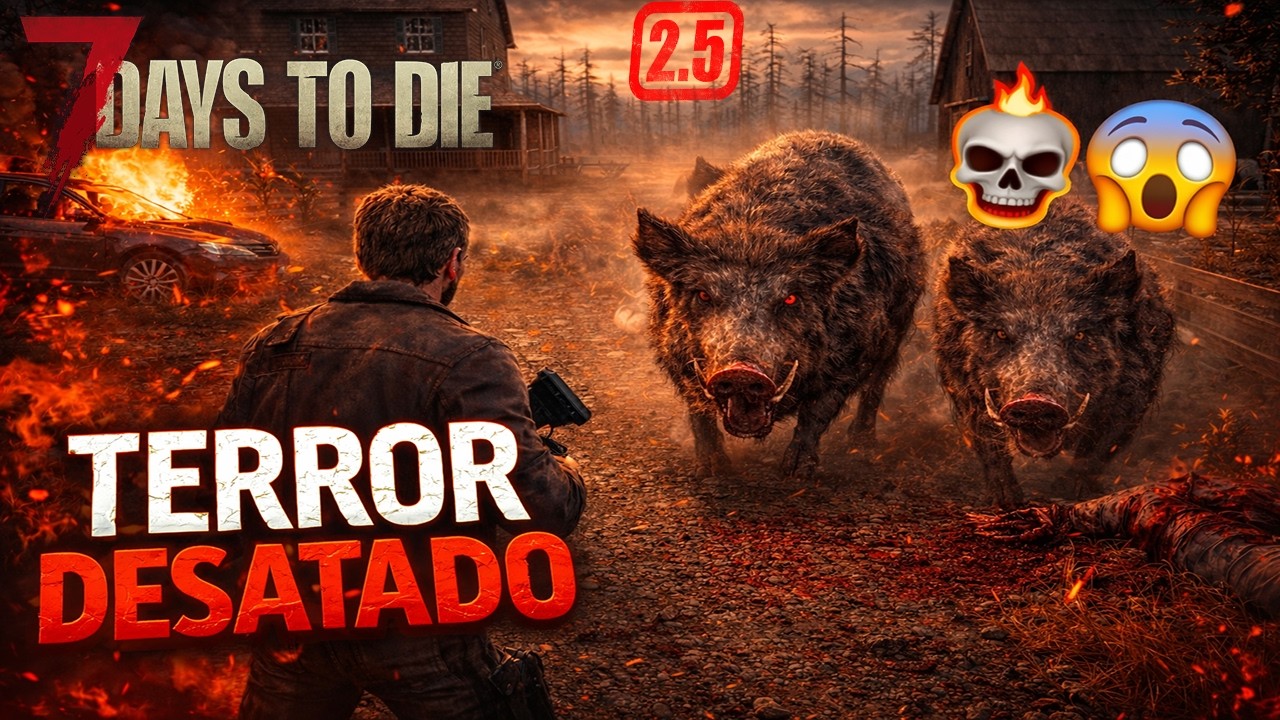 👀 ENVESTIDA SALVAJE 👀  # 13  ⚠️ DEMENTE SENTIDO SALVAJE ⚠️  # 7 DAYS TO DIE 2.5