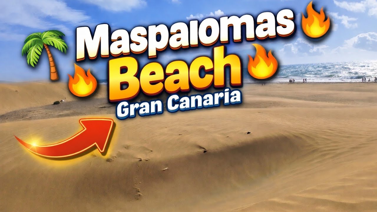 I Found the Most Beautiful Beach in Spain… Maspalomas 🏖️....