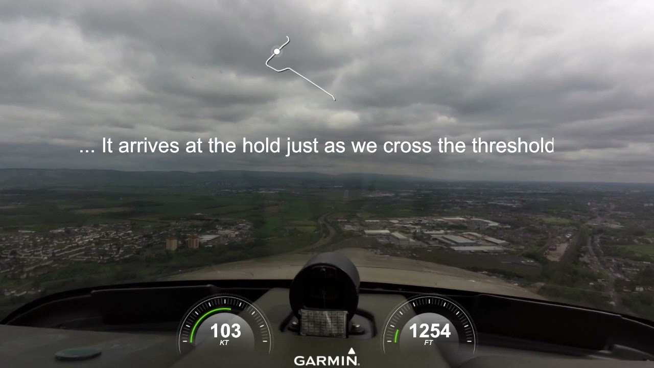 Glasgow vectored ILS approach for Splash and Dash