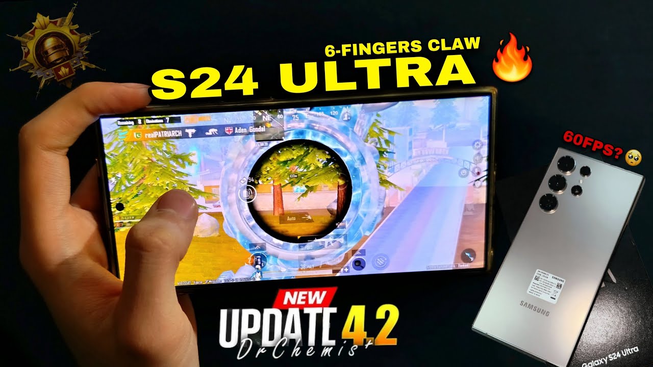 SAMSUNG S24 ULTRA HANDCAM IN 2026🔥/ New 4.2 Update Livik Gameplay😍/Smooth+Extreme PUBG Gaming Test!
