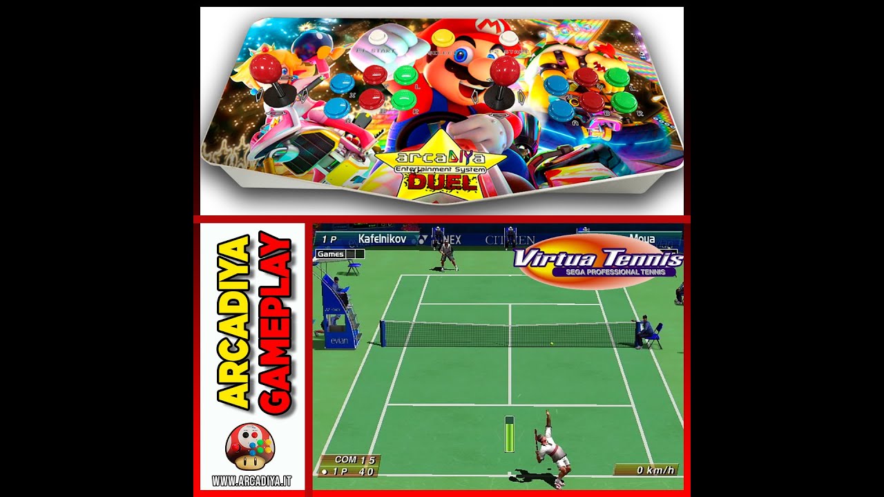 🕹 arcaDIYa Gameplay: Virtua Tennis (Dreamcast) [DUEL]